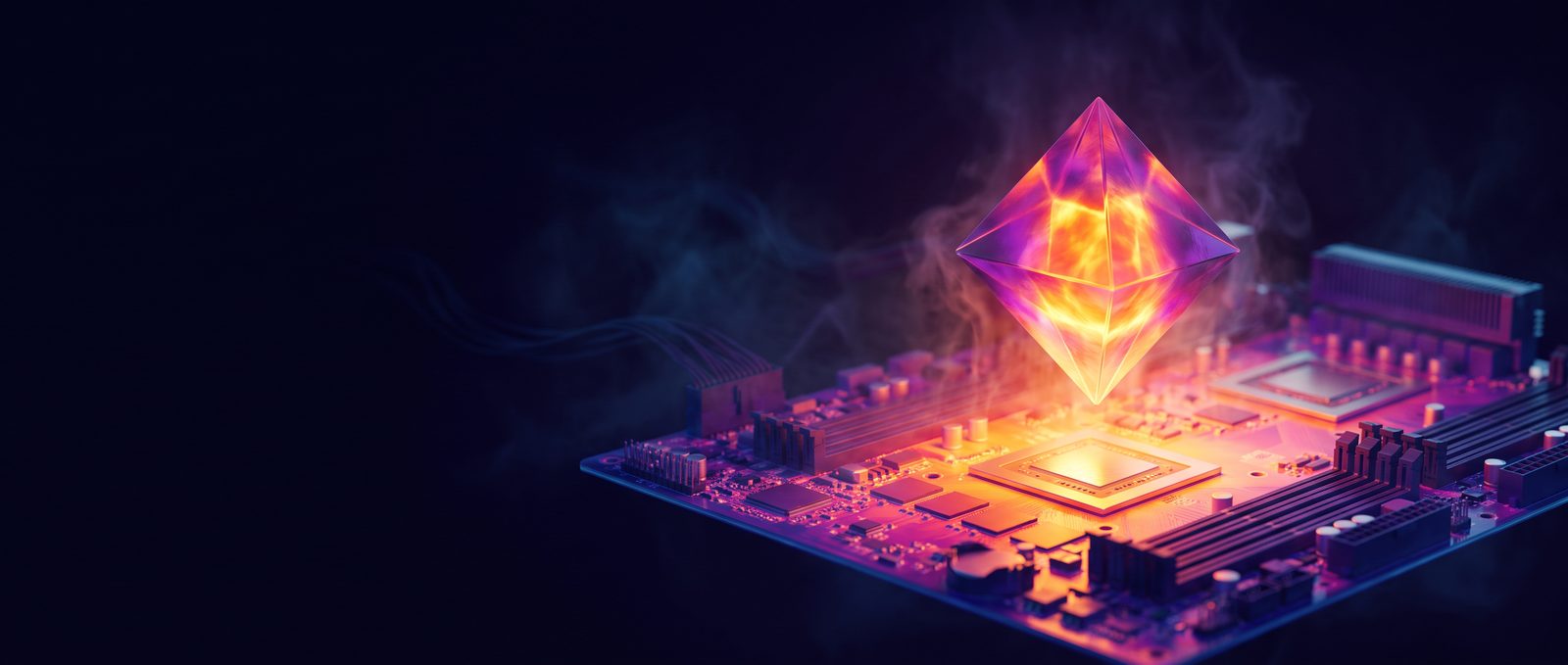 GPU server paid in Ethereum, thermal view