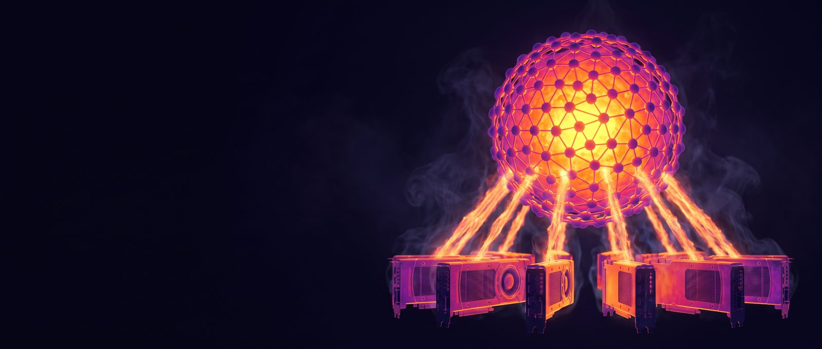 DeepSeek-V4-Pro on a dedicated GPU server, thermal view