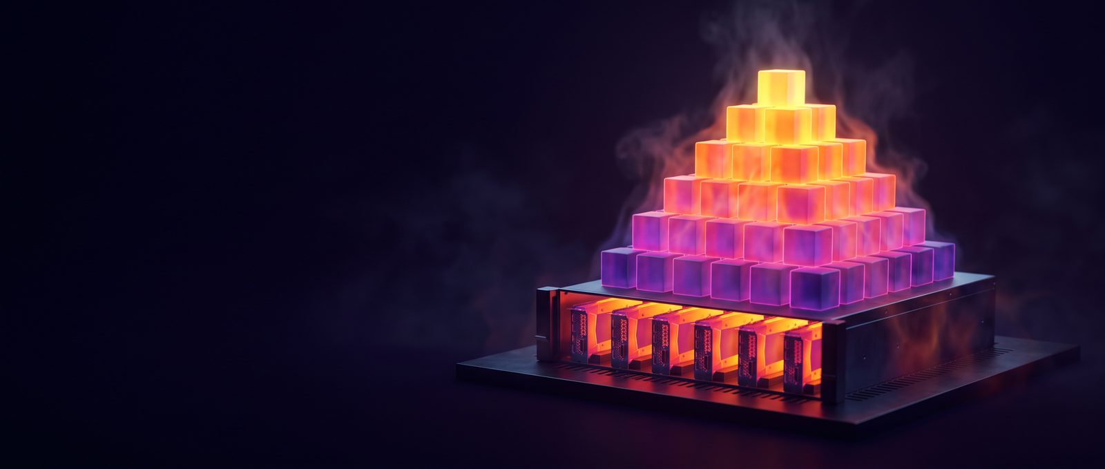 Kimi K2.6 on a dedicated GPU server, thermal view