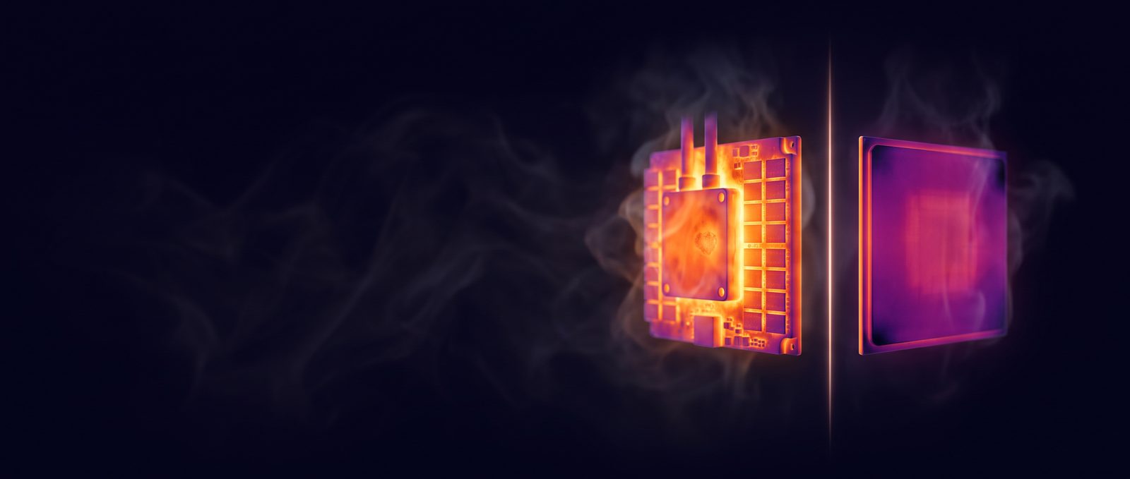AMD MI355X vs NVIDIA H200 GPU servers, thermal view